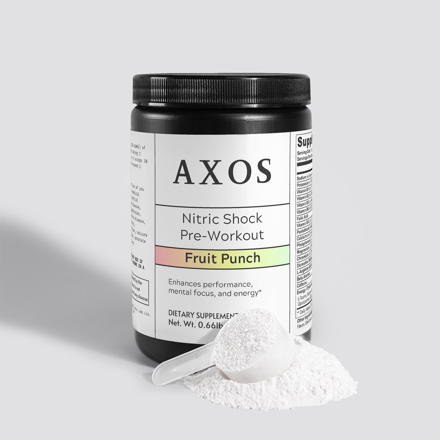 Nitric Shock Pre-Workout Powder (Fruit Punch)