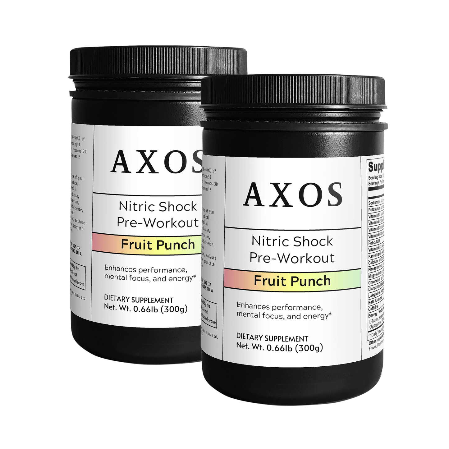 Nitric Shock Pre-Workout Powder (Fruit Punch)