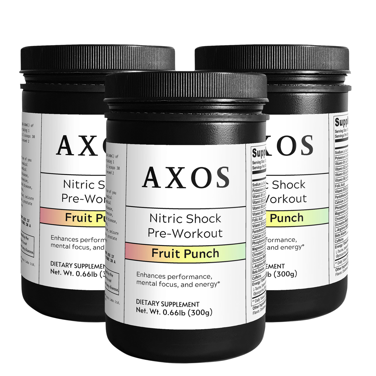 Nitric Shock Pre-Workout Powder (Fruit Punch)