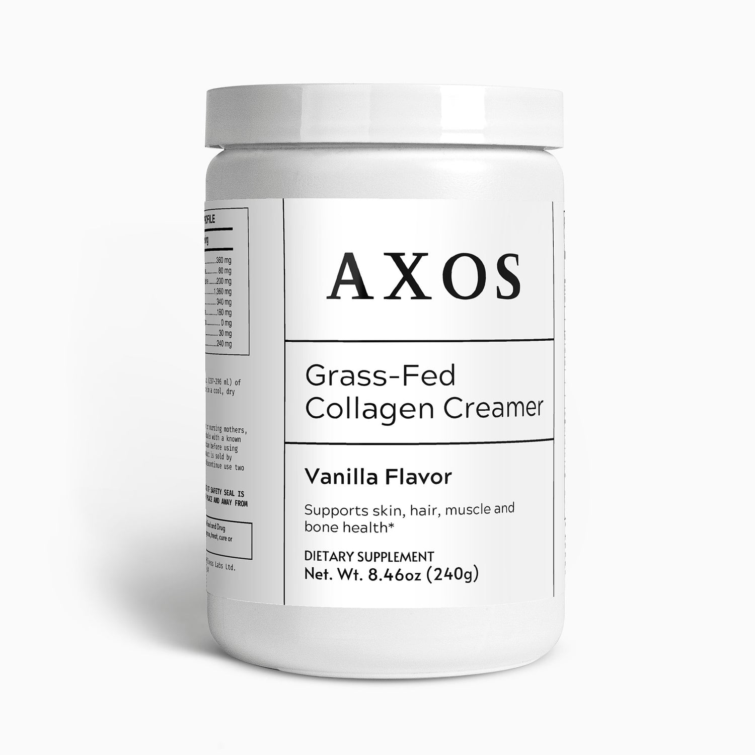 Grass-Fed Collagen Creamer (Vanilla)