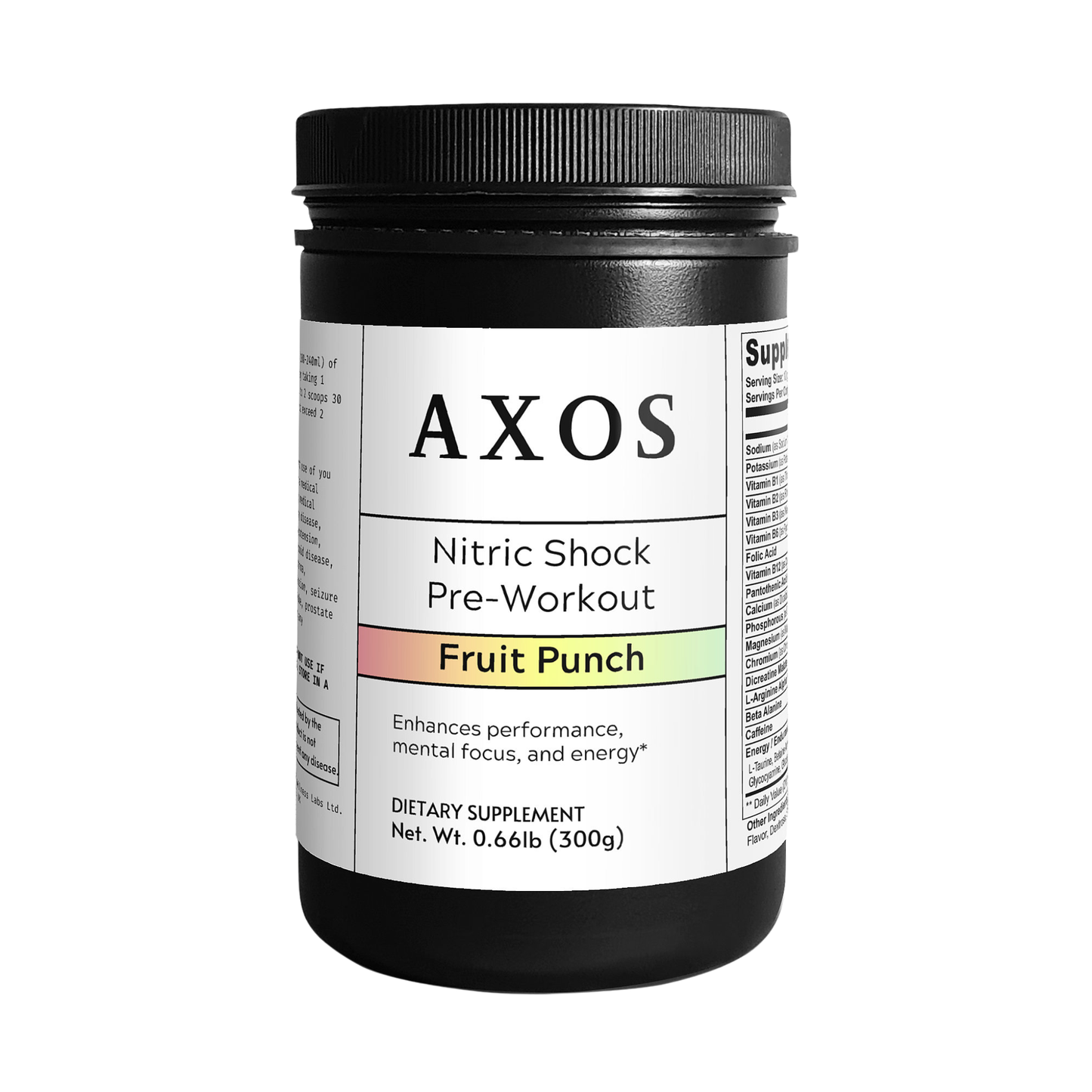 Nitric Shock Pre-Workout Powder (Fruit Punch)