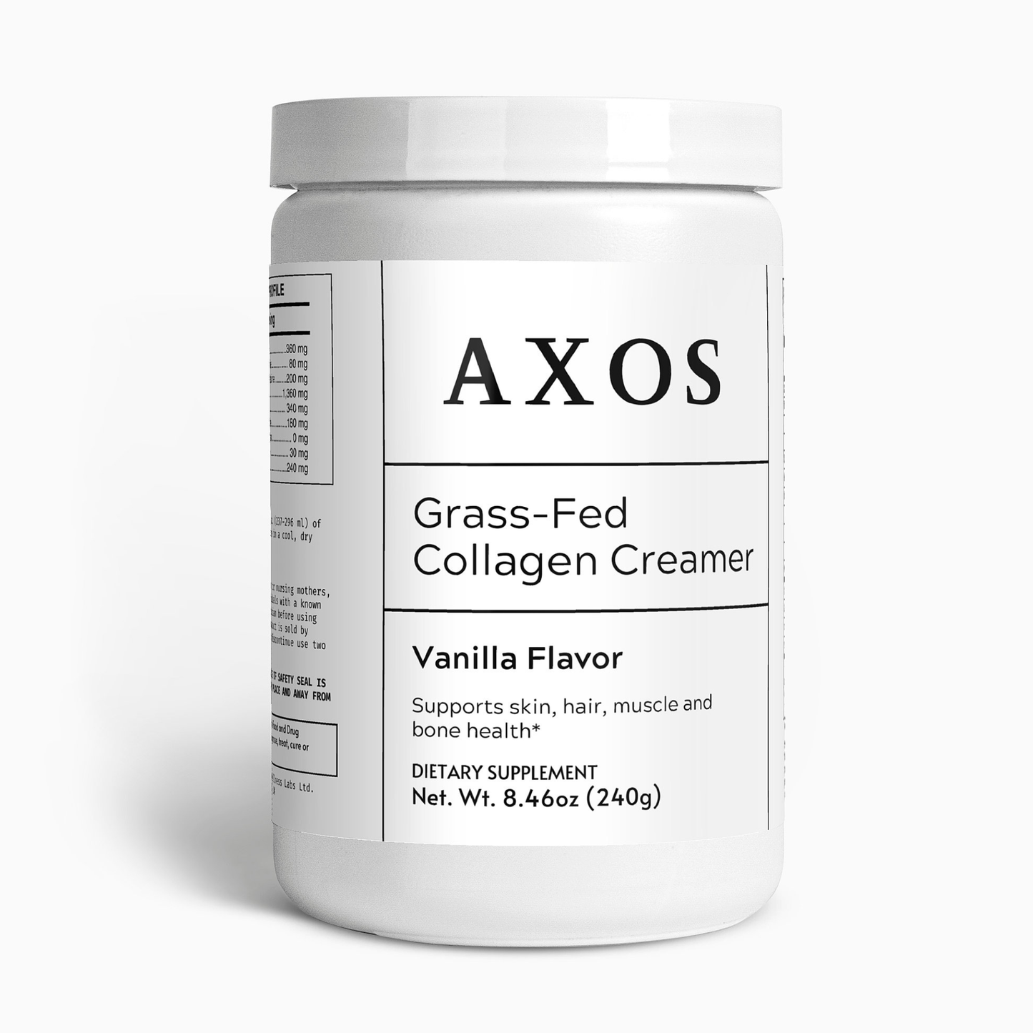 Grass-Fed Collagen Creamer (Vanilla)