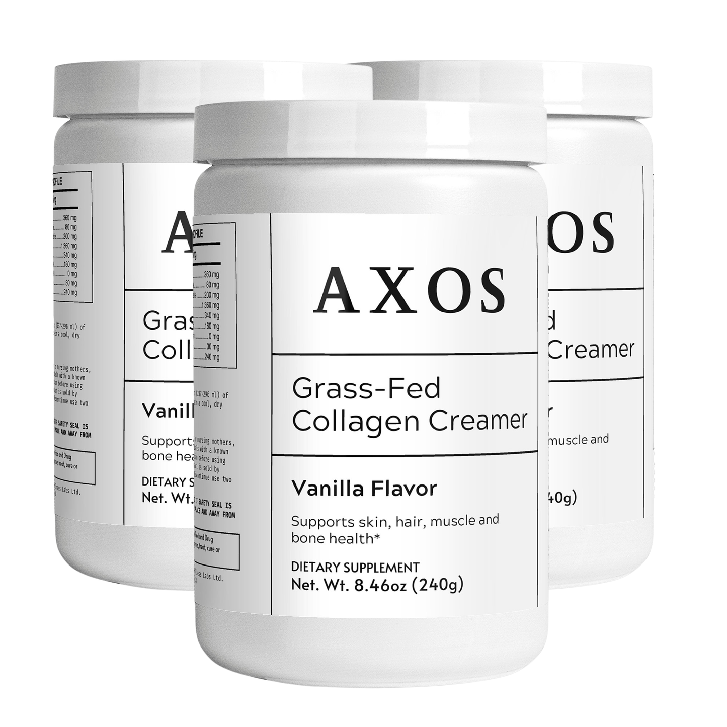 Grass-Fed Collagen Creamer (Vanilla)